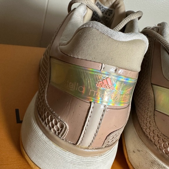 Adidas Stella McCartney Pink Barricade Sneakers/ sz 9.5 - Picture 7 of 16